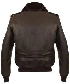 mens-brown-faux-leather-shearling-bomber-jacket