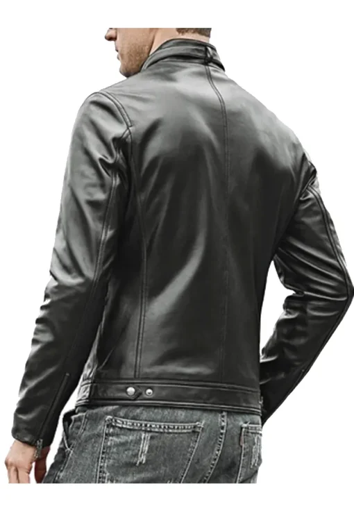 mens-cafe-racer-matt-black-faux-leather-jacket