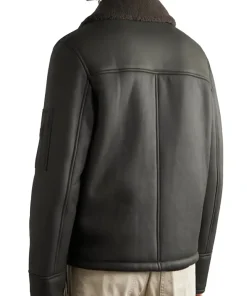 mens-dark-green-shearling-faux-leather-jacket