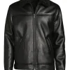 mens-faux-fur-lined-black-faux-leather-jacket