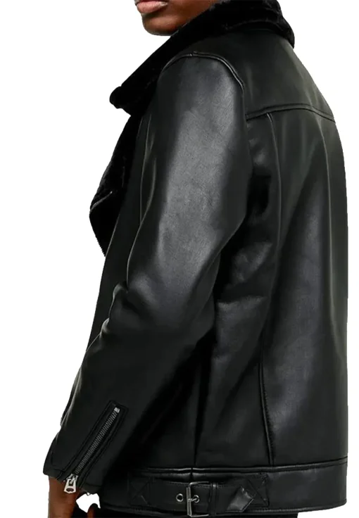 mens-faux-leather-shearling-black-jacket