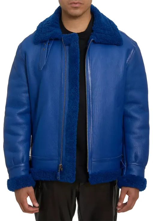 mens-icon-blue-faux-leather-shearling-jacket