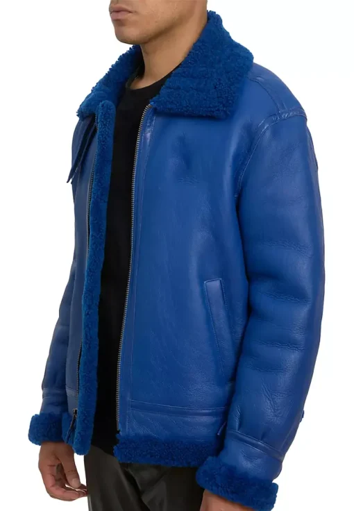mens-icon-blue-faux-leather-shearling-jacket