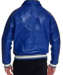 mens-icon-mazarine-blue-faux-leather-bomber-jacket