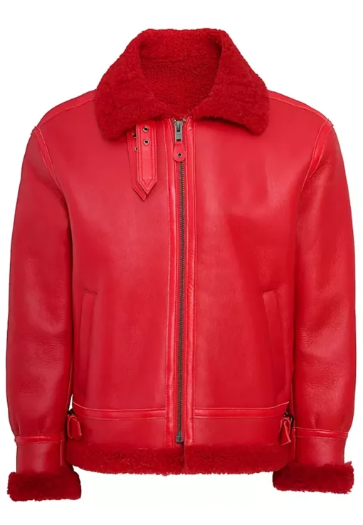 mens-icon-red-faux-leather-shearling-jacket