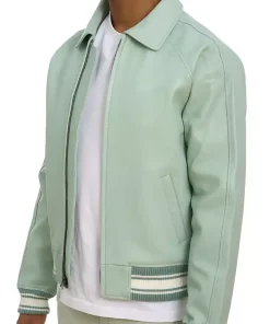 Men’s Icon Seafoam Faux Leather Bomber Jacket 7 mens-icon-seafoam-faux-leather-bomber-jacket