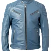 mens-quilted-shoulder-blue-faux-leather-jacket