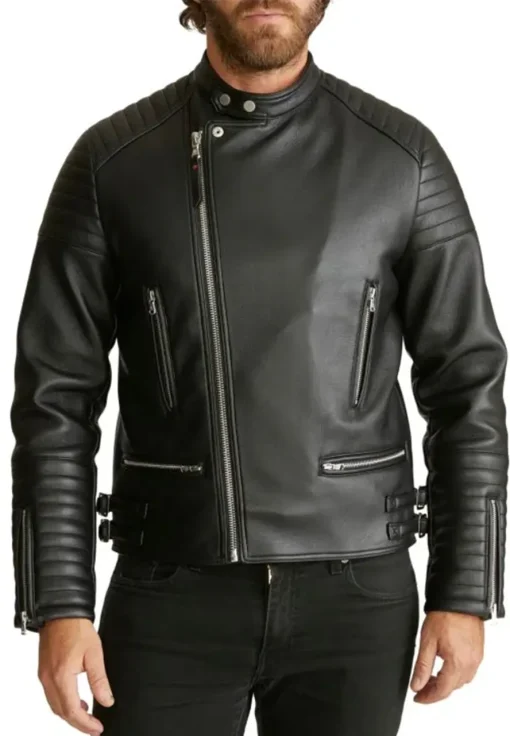 mens-racer-faux-leather-black-jacket