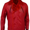 mens-red-faux-leather-shearling-jacket