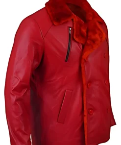 mens-red-faux-leather-shearling-jacket