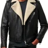 mens-shearling-black-faux-leather-aviator-jacket