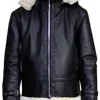 mens-shearling-black-faux-leather-hooded-jacket