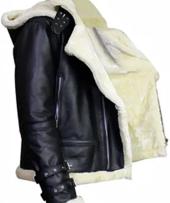 mens-shearling-black-faux-leather-hooded-jacket