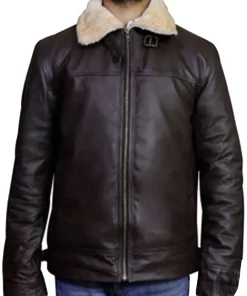 mens-shearling-brown-faux-leather-jacket