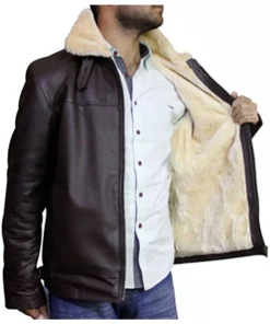 mens-shearling-brown-faux-leather-jacket