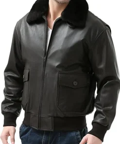 mens-shearling-collar-bomber-black-faux-leather-jacket