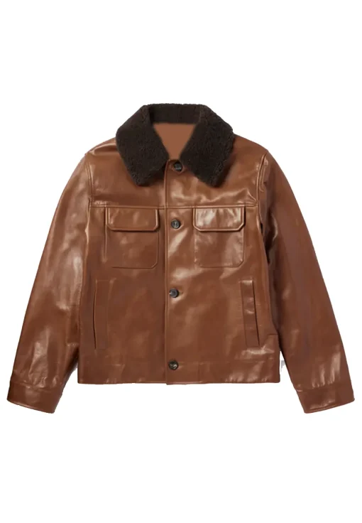 mens-shearling-collar-tan-faux-leather-jacket