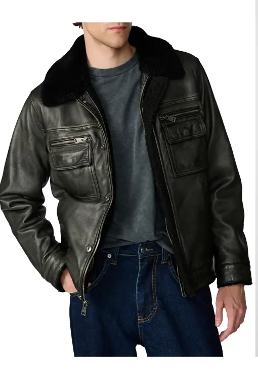 mens-shearling-grey-faux-leather-trucker-jacket