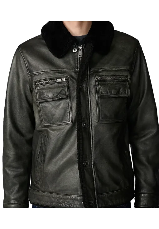 mens-shearling-grey-faux-leather-trucker-jacket