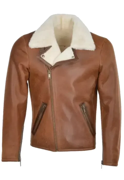 mens-side-zip-brown-faux-leather-shearling-biker-jacket