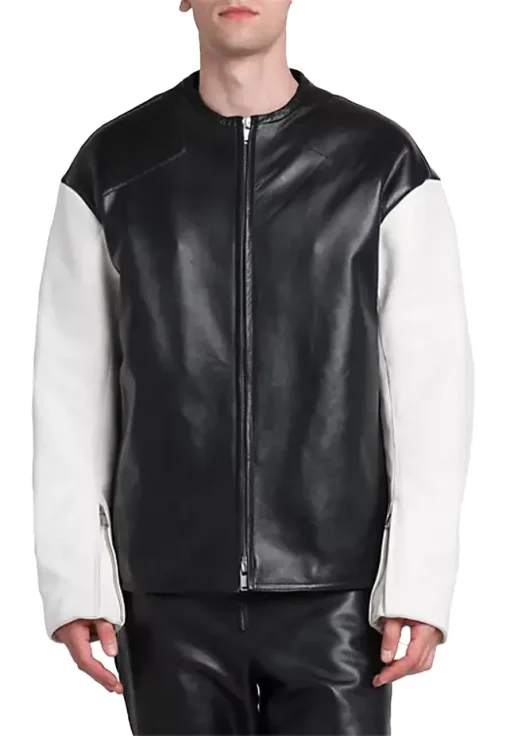 mens-white-sleeves-black-faux-leather-jacket