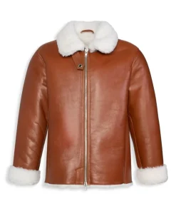 mens-zip-front-brown-faux-leather-shearling-jacket