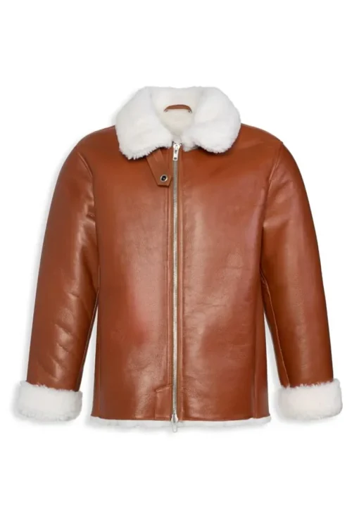 mens-zip-front-brown-faux-leather-shearling-jacket