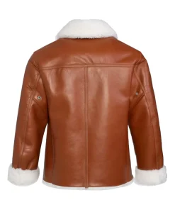 mens-zip-front-brown-faux-leather-shearling-jacket