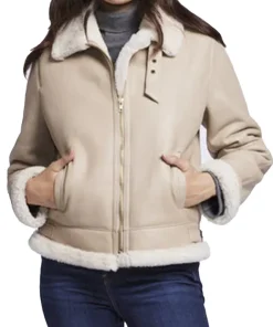 womens-beige-faux-leather-shearling-flight-jacket