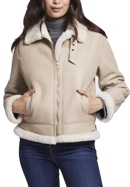 womens-beige-faux-leather-shearling-flight-jacket