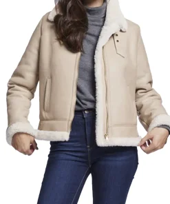 womens-beige-faux-leather-shearling-flight-jacket