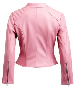 womens-biker-pink-faux-leather-jacket