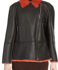 womens-biker-red-shearling-dark-brown-faux-leather-jacket