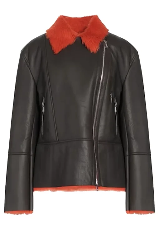 womens-biker-red-shearling-dark-brown-faux-leather-jacket