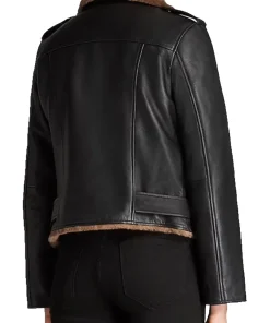womens-black-faux-leather-brown-shearling-jacket