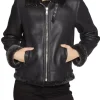 womens-black-faux-leather-shearling-flight-jacket