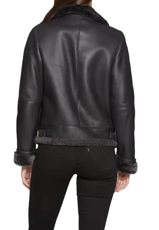 womens-black-faux-leather-shearling-flight-jacket