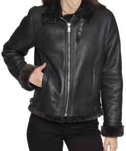 womens-black-faux-leather-shearling-trim-moto-jacket