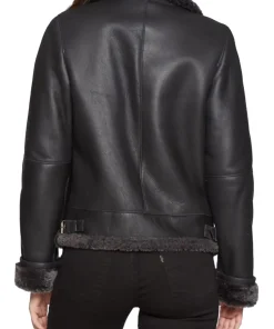 womens-black-faux-leather-shearling-trim-moto-jacket