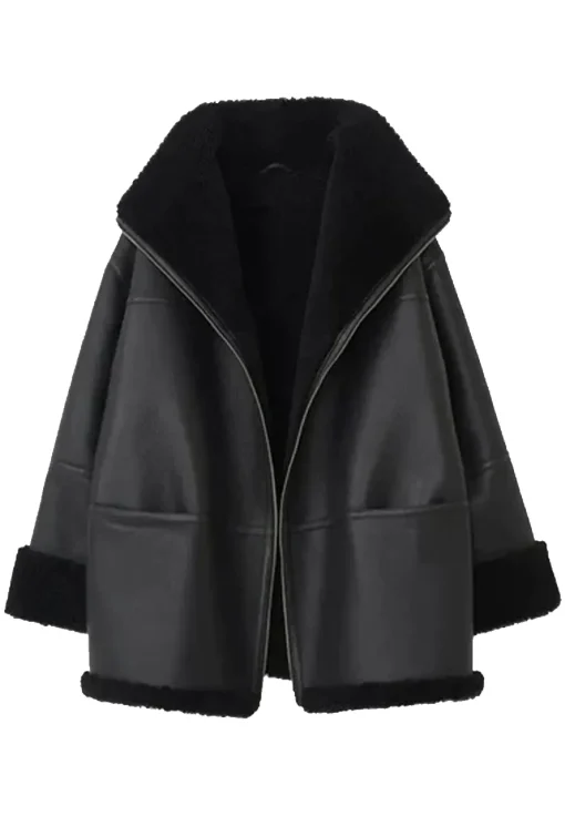 womens-black-shearling-faux-leather-long-jacket
