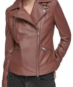 womens-brown-racer-faux-leather-jacket