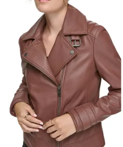 womens-brown-racer-faux-leather-jacket