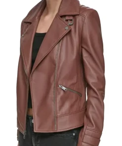 womens-brown-racer-faux-leather-jacket