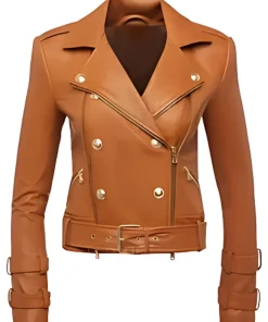 womens-cognac-faux-leather-billie-belted-jacket