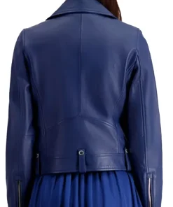womens-dark-navy-faux-leather-biker-jacket
