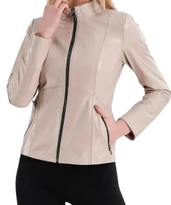womens-elegant-beige-faux-leather-jacket