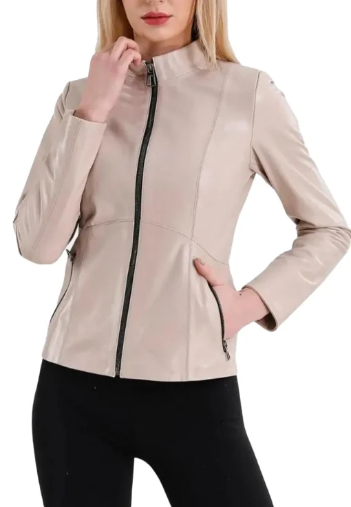 womens-elegant-beige-faux-leather-jacket