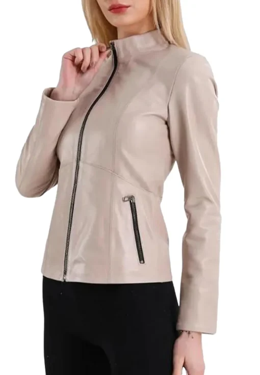 womens-elegant-beige-faux-leather-jacket