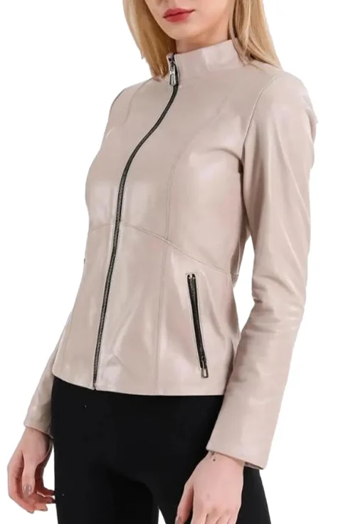 womens-elegant-beige-faux-leather-jacket