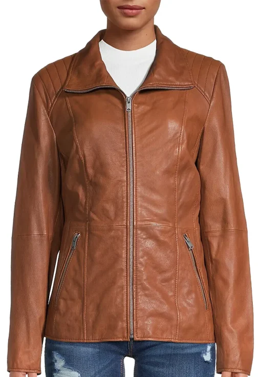 womens-fabian-brown-faux-leather-jacket
